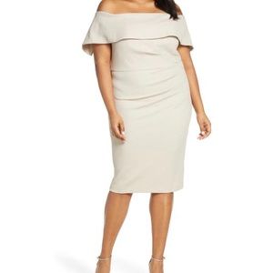 NWT Vince Camuto popover off the shoulder dress